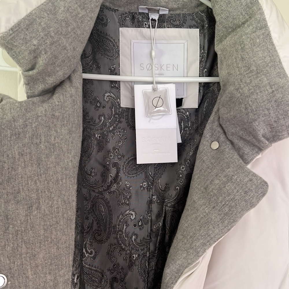 NWT SOSKEN Elexa Long Quilted Down Vest - Picture 5 of 9